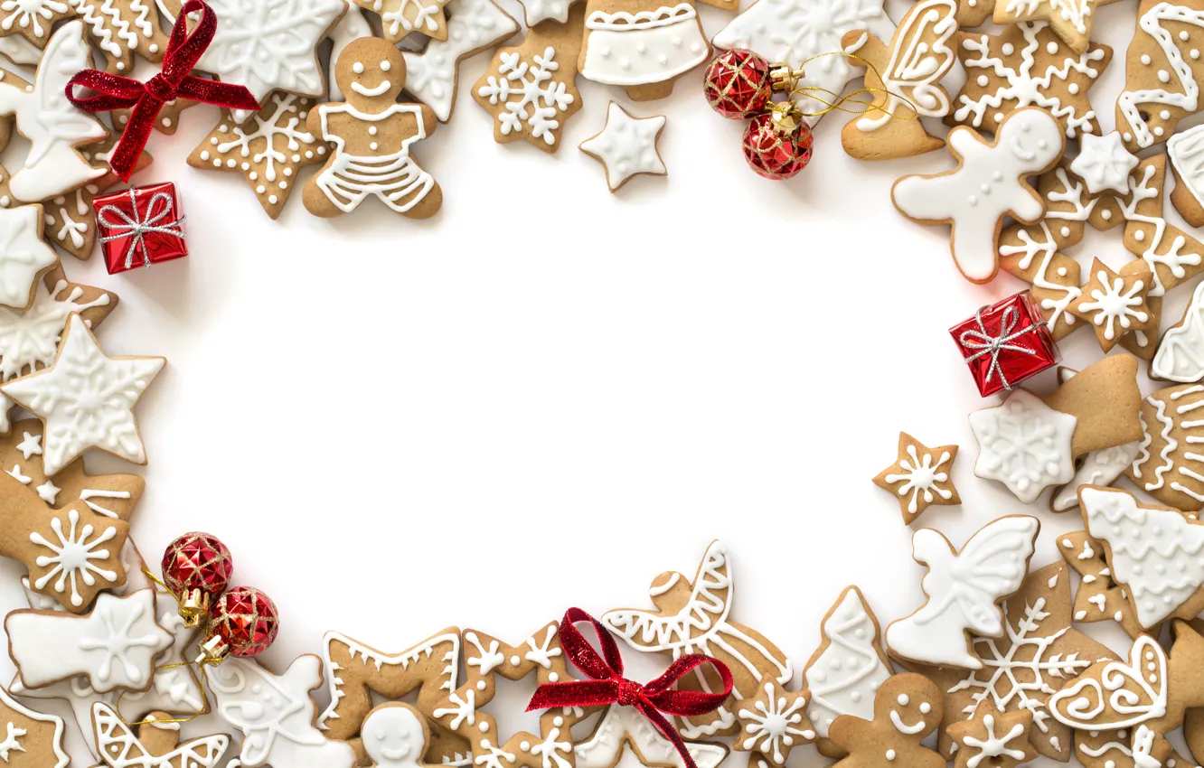 Фото обои новый год, печенье, Рождество, Christmas, выпечка, сладкое, Xmas, глазурь