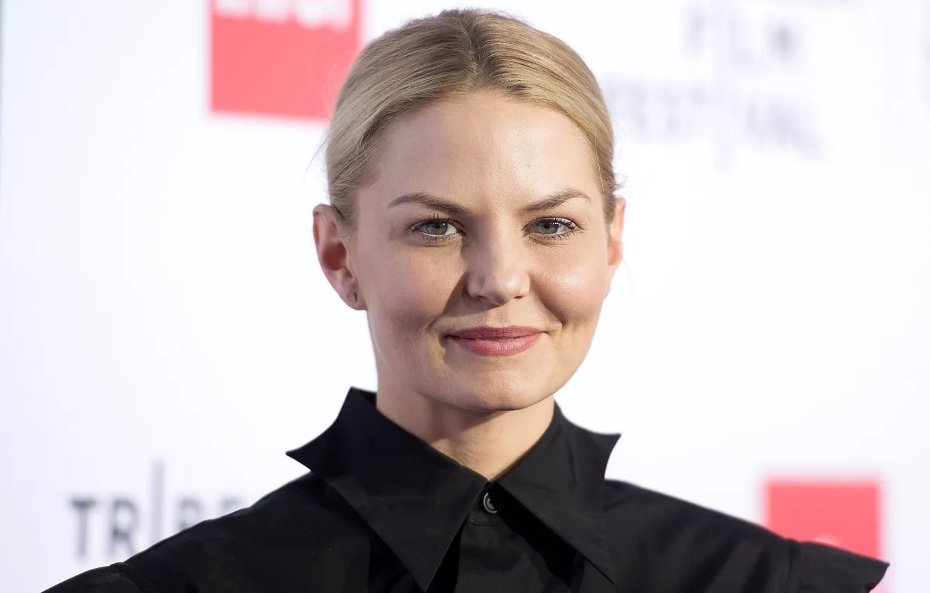 Фото обои взгляд, улыбка, макияж, актриса, Jennifer Morrison, Дженнифер Моррисон, фотосессия, hair