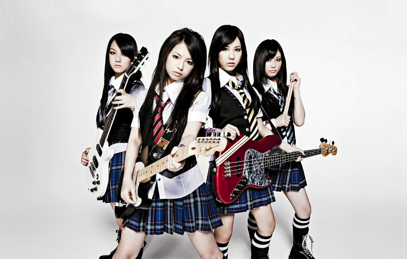 Фото обои Rock, Music, Girls, Japanese, Girl Band, Scandal, Jrock