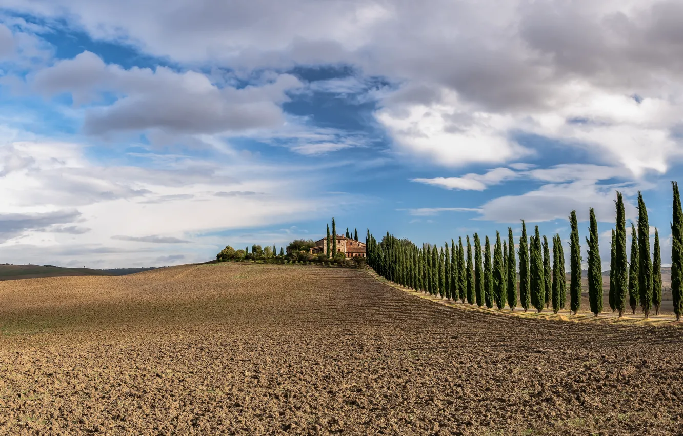 Фото обои Italy, Beauty, Tuscany, Val d'Orcia