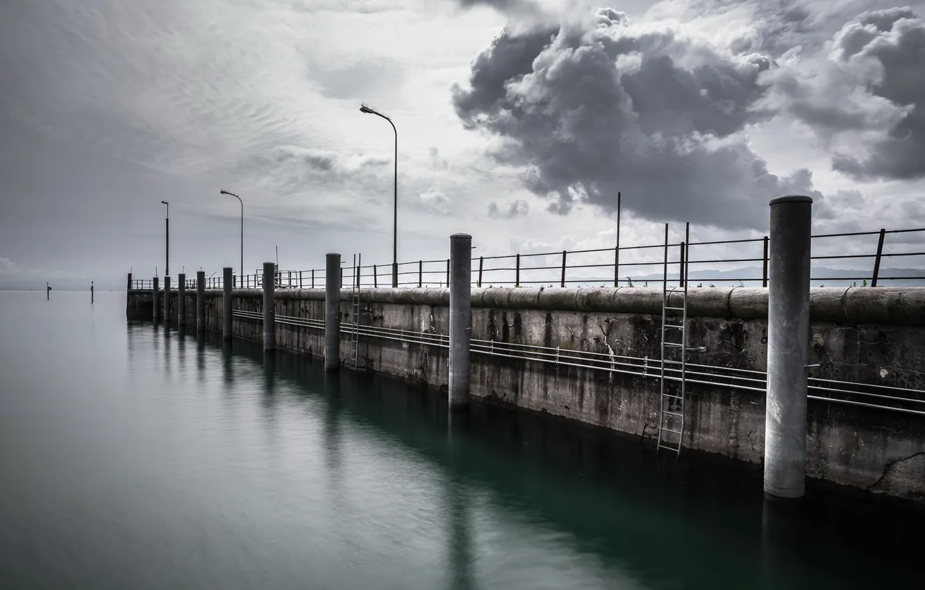 Фото обои pier, Lake, dock, Bodensee, Ostschweiz