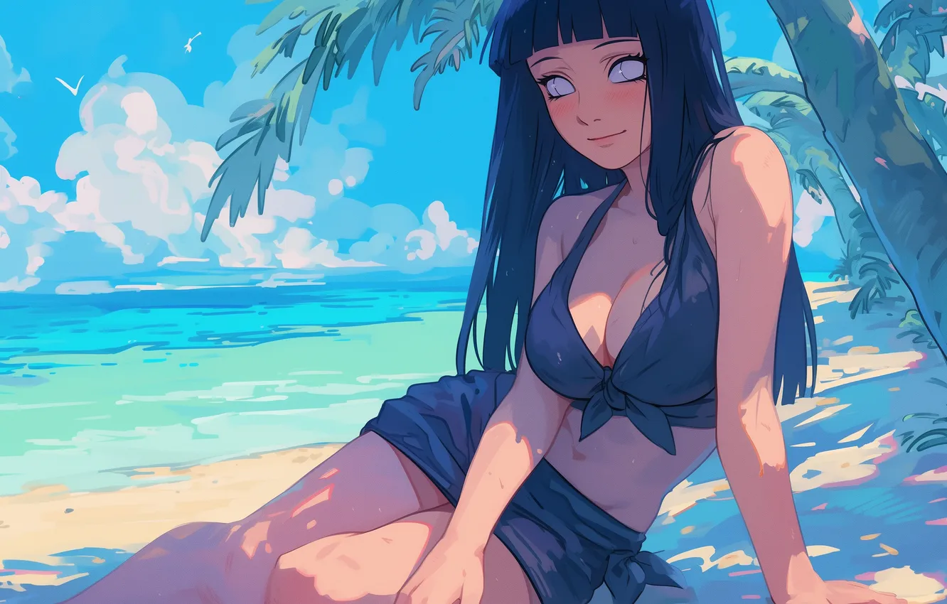 Фото обои Аниме, Наруто, naruto, Хината, Hinata, Hinata Hyuga, Хината Хьюга