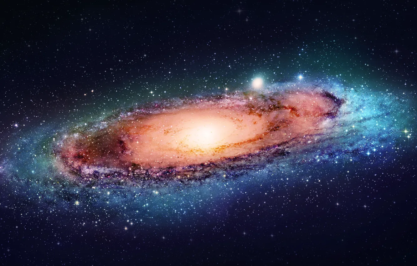 Фото обои stars, deep space, Andromeda Galaxy