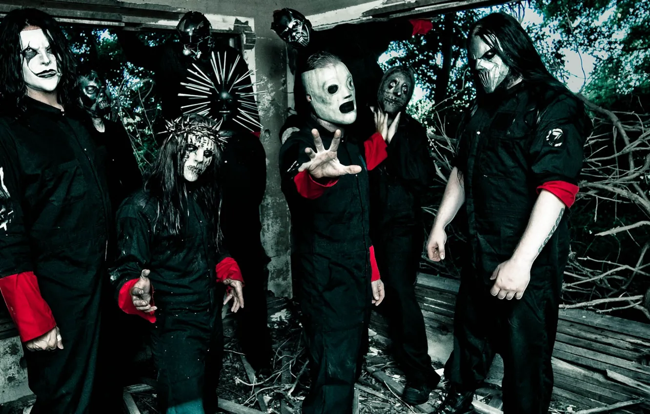 Фото обои Metal, Slipknot, Nu-Metal, Ню-метал, Слипнот