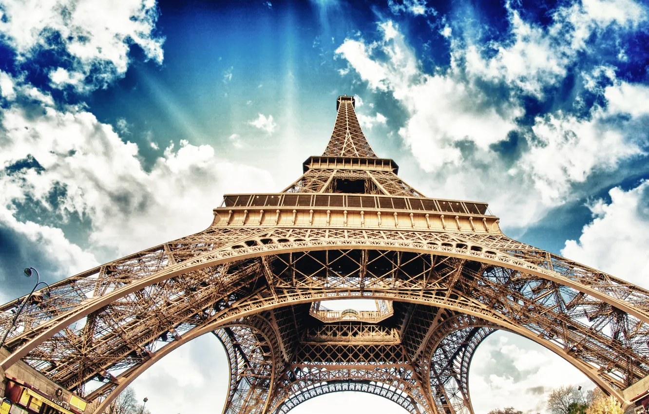 Фото обои Paris, France, torre eiffel