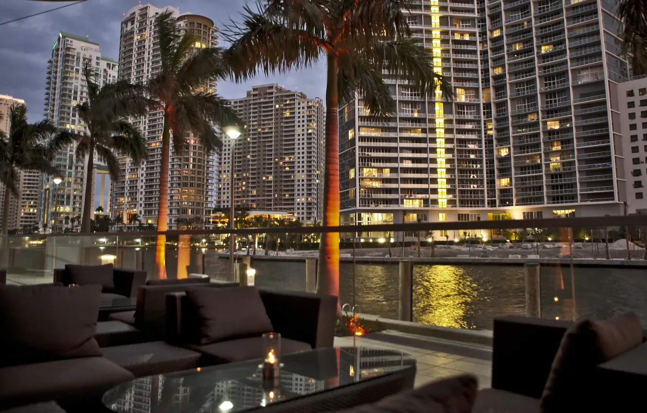 Фото обои city, город, Флорида, USA, США, Miami, Florida, Майями