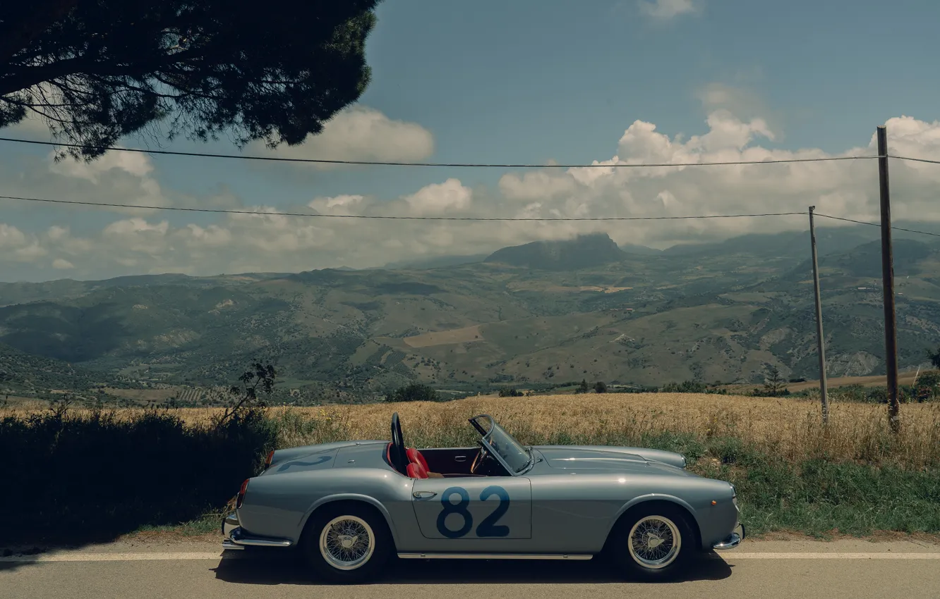 Фото обои 1960, Ferrari, 250, side view, Ferrari 250 GT California Passo Corto