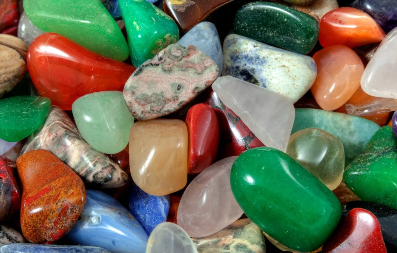Фото обои макро, камни, цветные, минералы