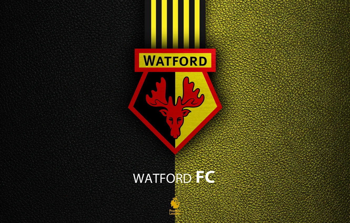 Фото обои wallpaper, sport, logo, football, English Premier League, Watford