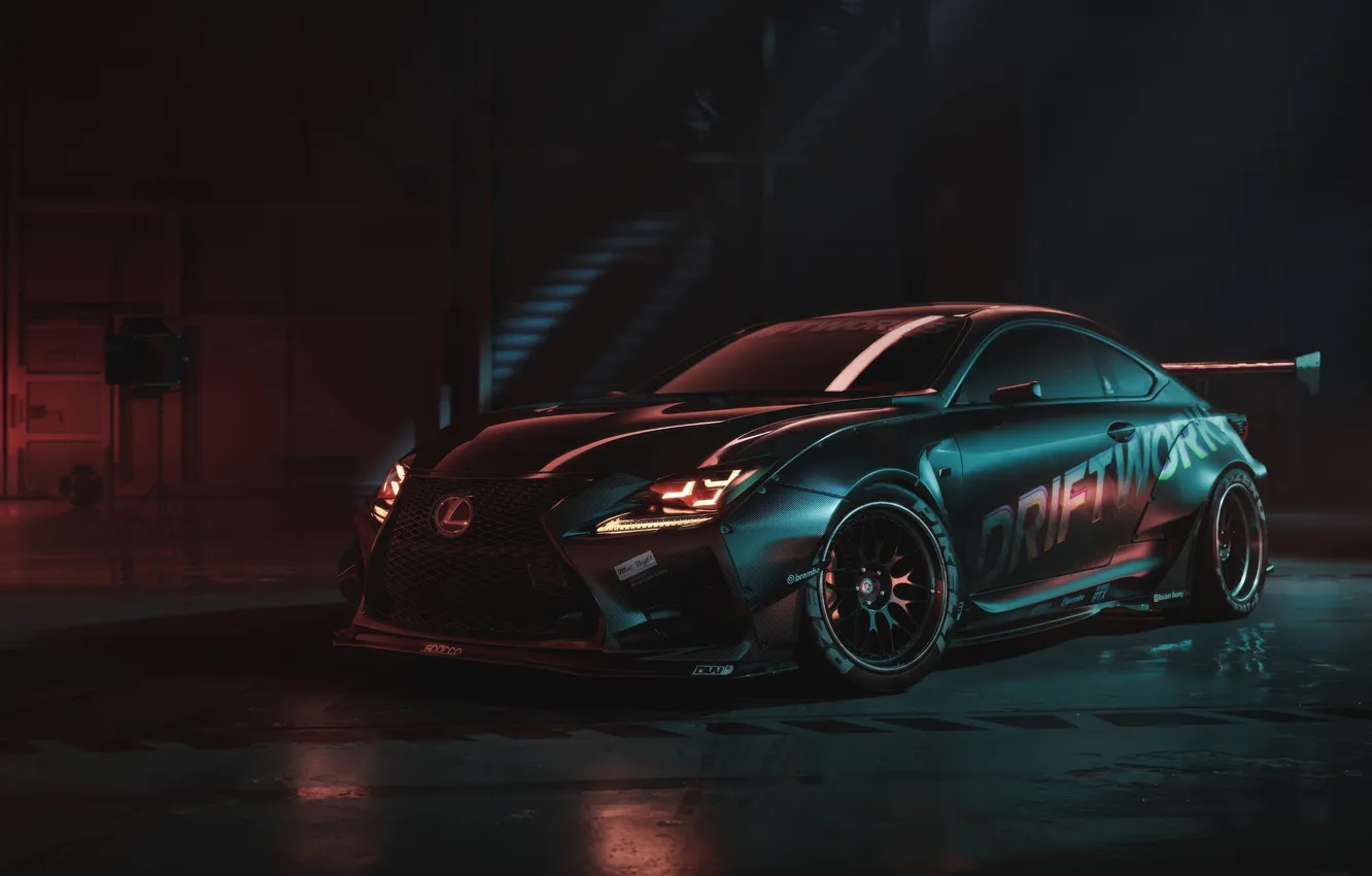 Фото обои car, lexus, 2024, rc f