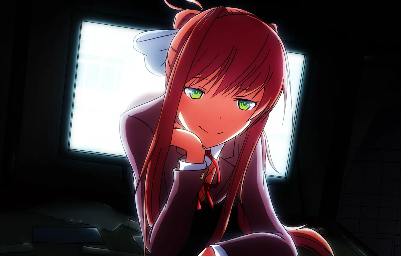 Фото обои girl, game, anime, Doki Doki Literature Club!