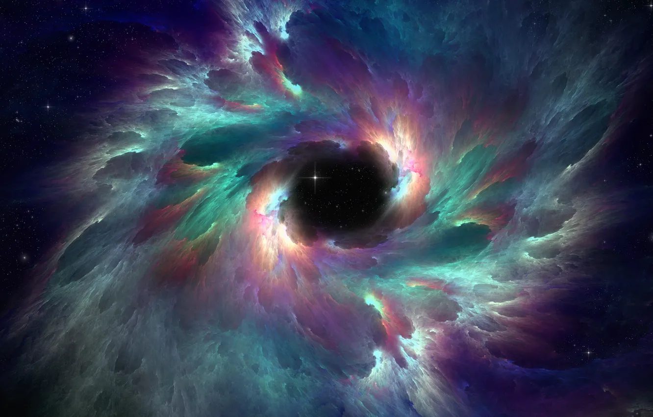 Фото обои звезды, свет, the iridescent nebula