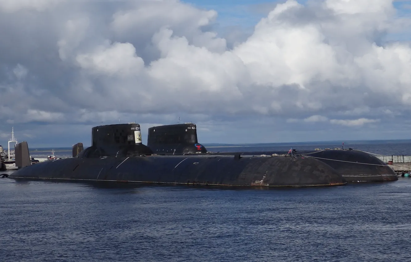 Фото обои лодки, порт, ВМФ, подводные, России, Project 941