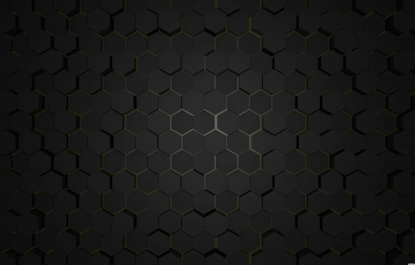 Фото обои темный, dark, шестиугольники, abstraction, hexagons, геометрические фигуры, абстаркция, geometric shapes