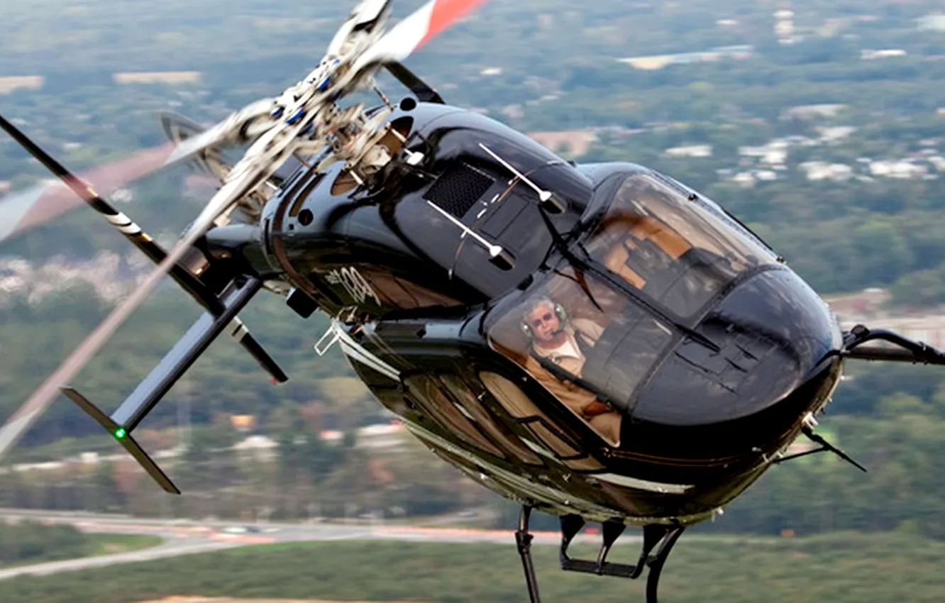 Фото обои Авиация, Helicopter, Вертолёт, В воздухе