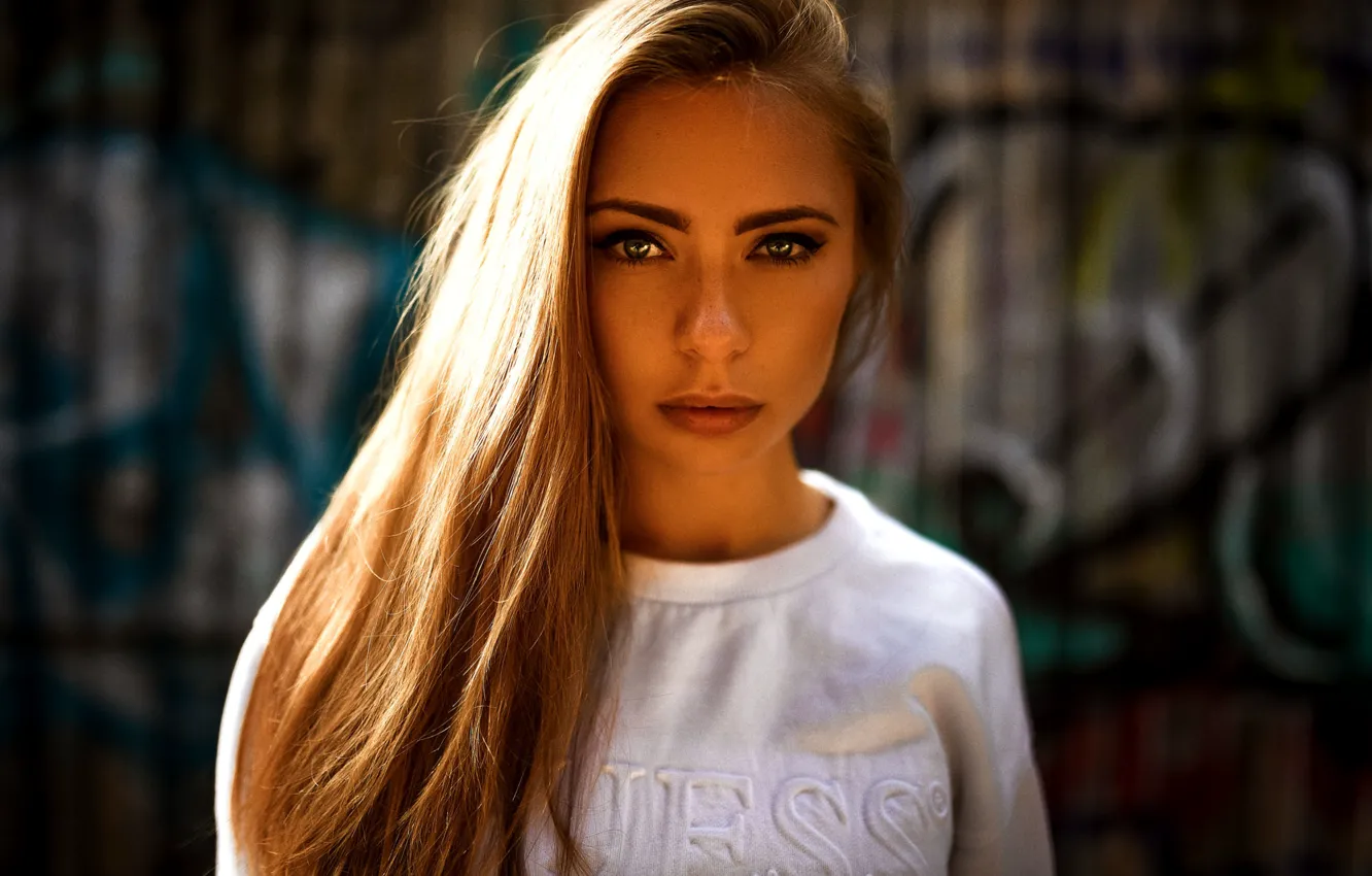 Фото обои веснушки, губки, прелесть, Lisa, Miro Hofmann