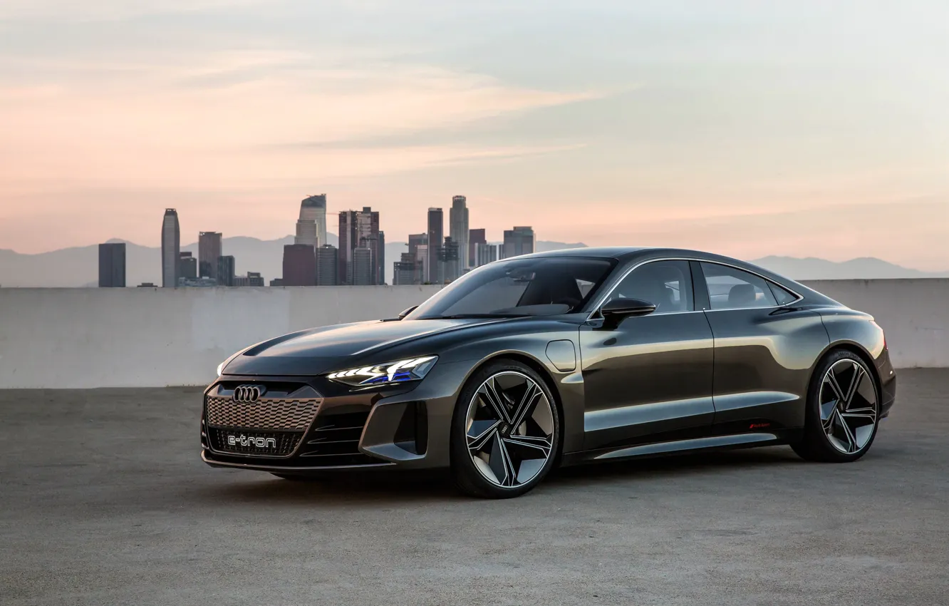 Фото обои Audi, 2018, e-tron GT Concept