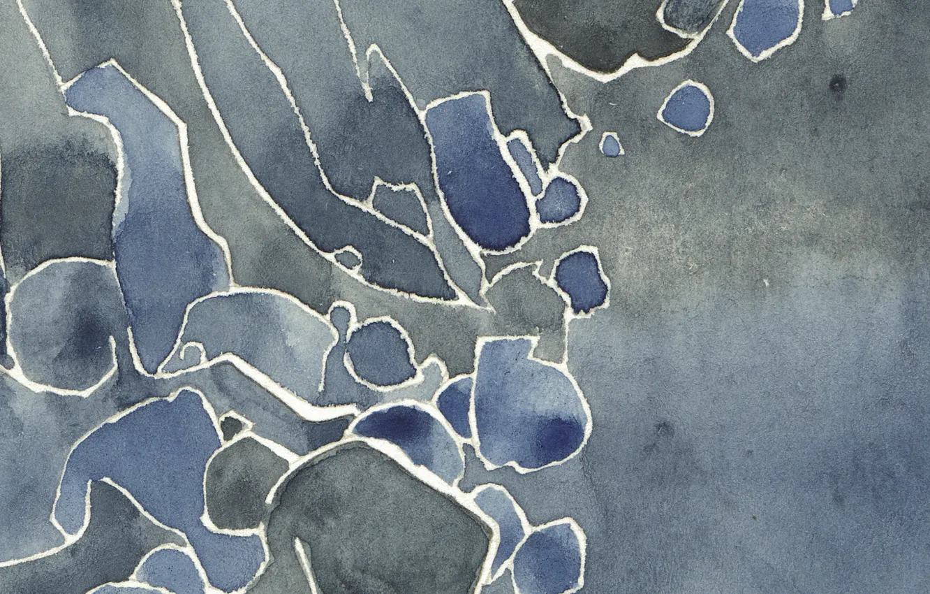 Фото обои линии, абстракция, серый, акварель, серо-голубой