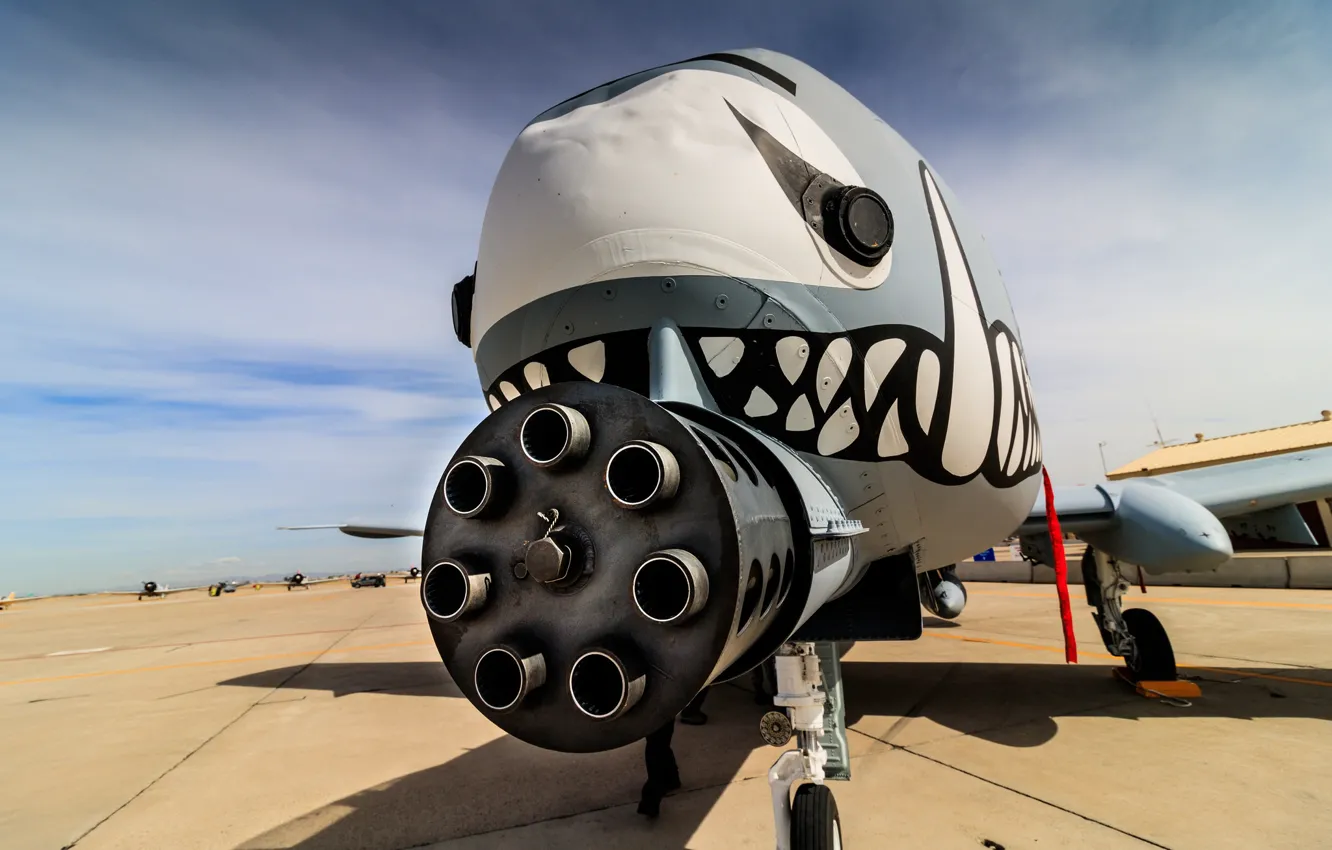 Фото обои штурмовик, A-10, Thunderbolt II
