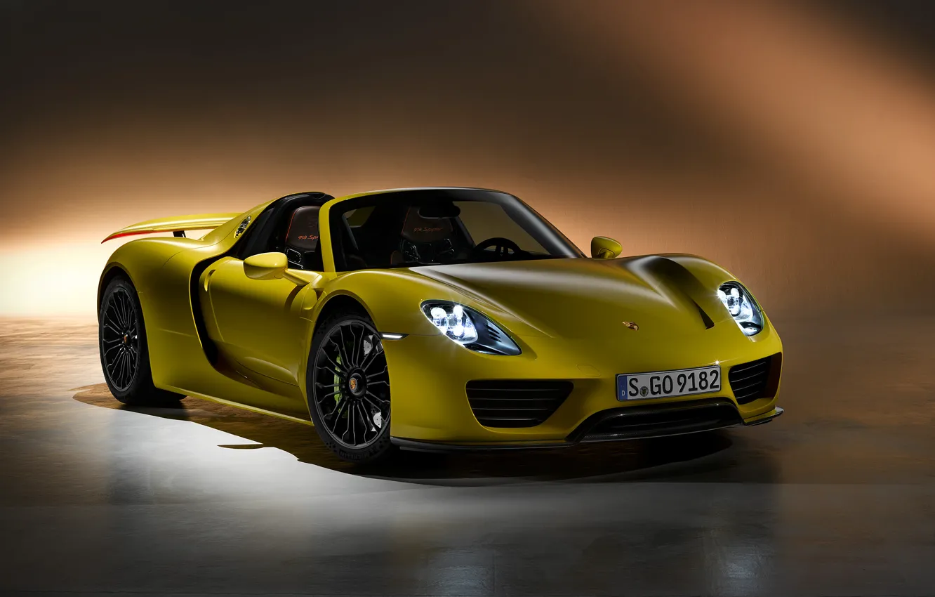 Фото обои Porsche, Spyder, 918