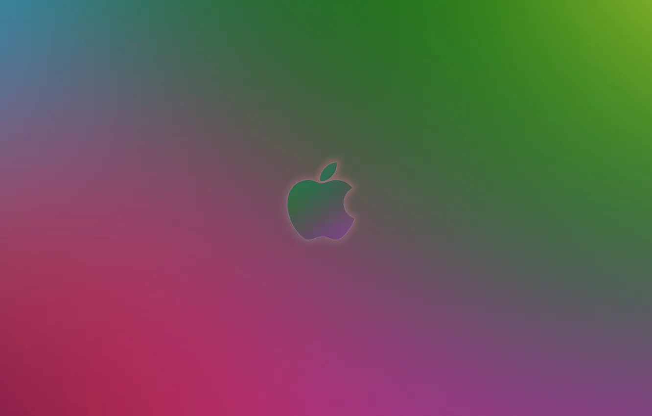 Фото обои Apple, Mac, Color, iOS, Textures, Blurred