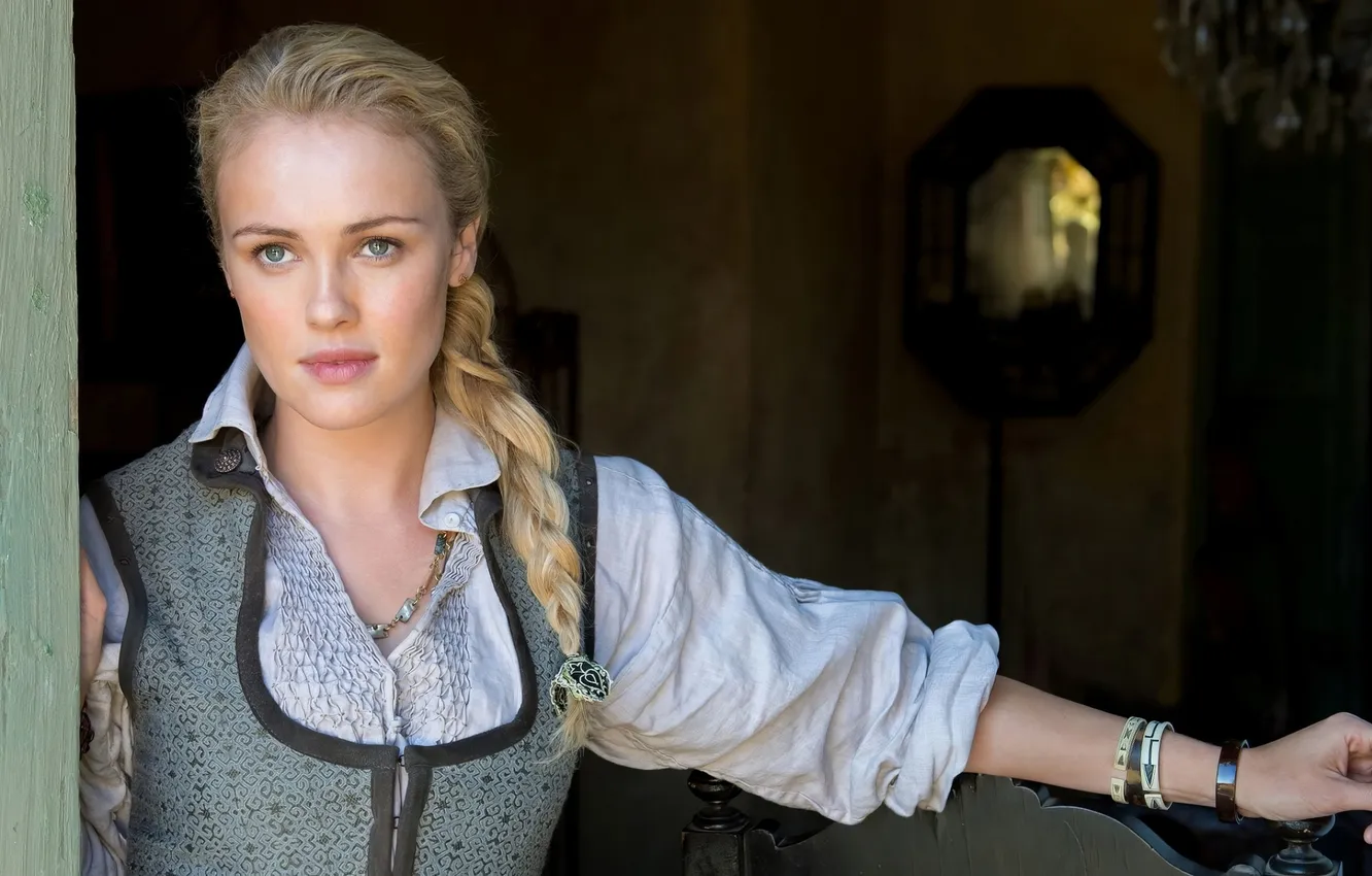 Фото обои lips, look, blonde, actress, Black Sails, Ханна Нью, Элеонора Гатри, Hannah New