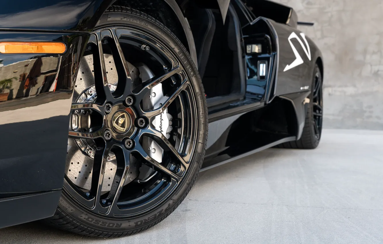 Фото обои Lamborghini, Murcielago, Lamborghini Murcielago SV, wheel