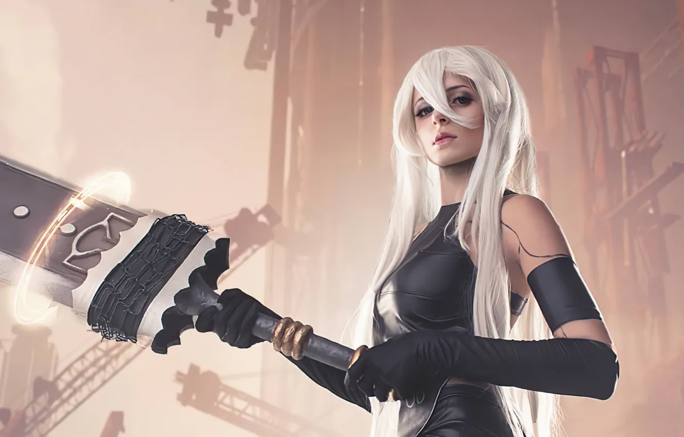 Фото обои Games, Digital Art, Artwork, Cosplay, Artist, Nier Automata