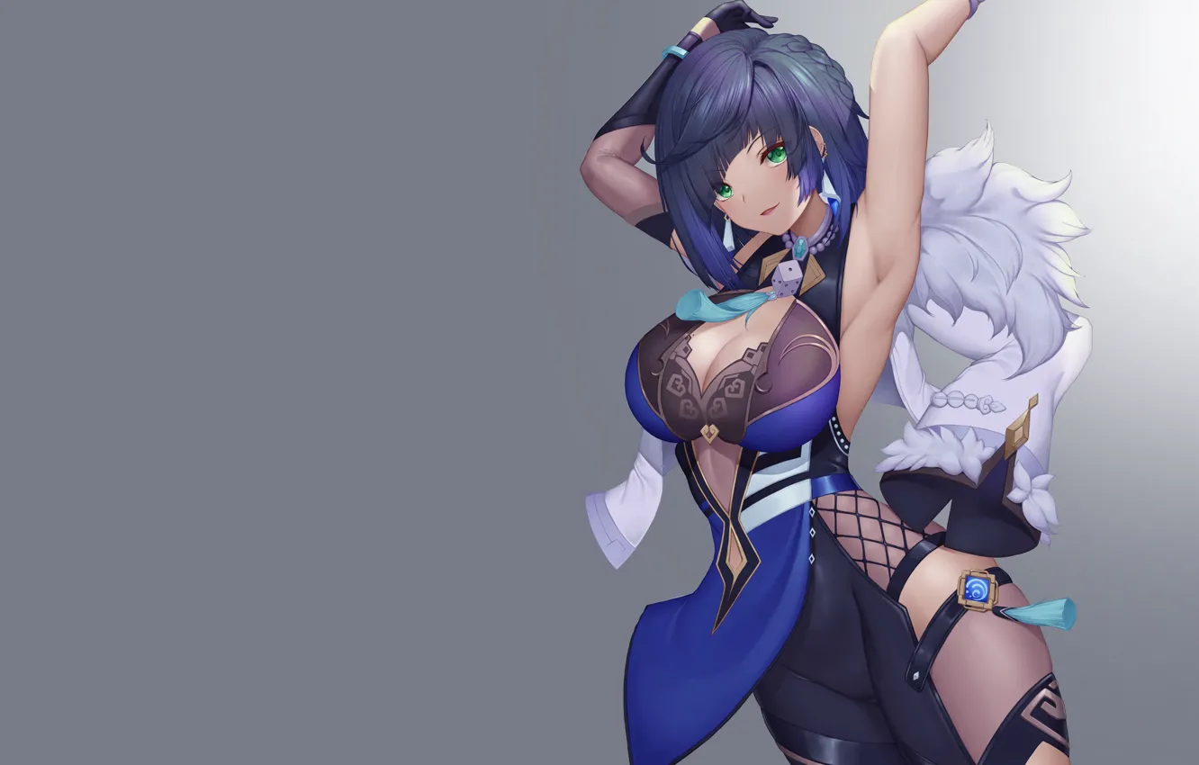 Фото обои girl, hot, sexy, anime, pretty, babe, cute, genshin impact
