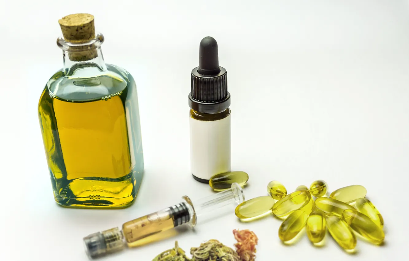 Фото обои liquid, cannabis, oil