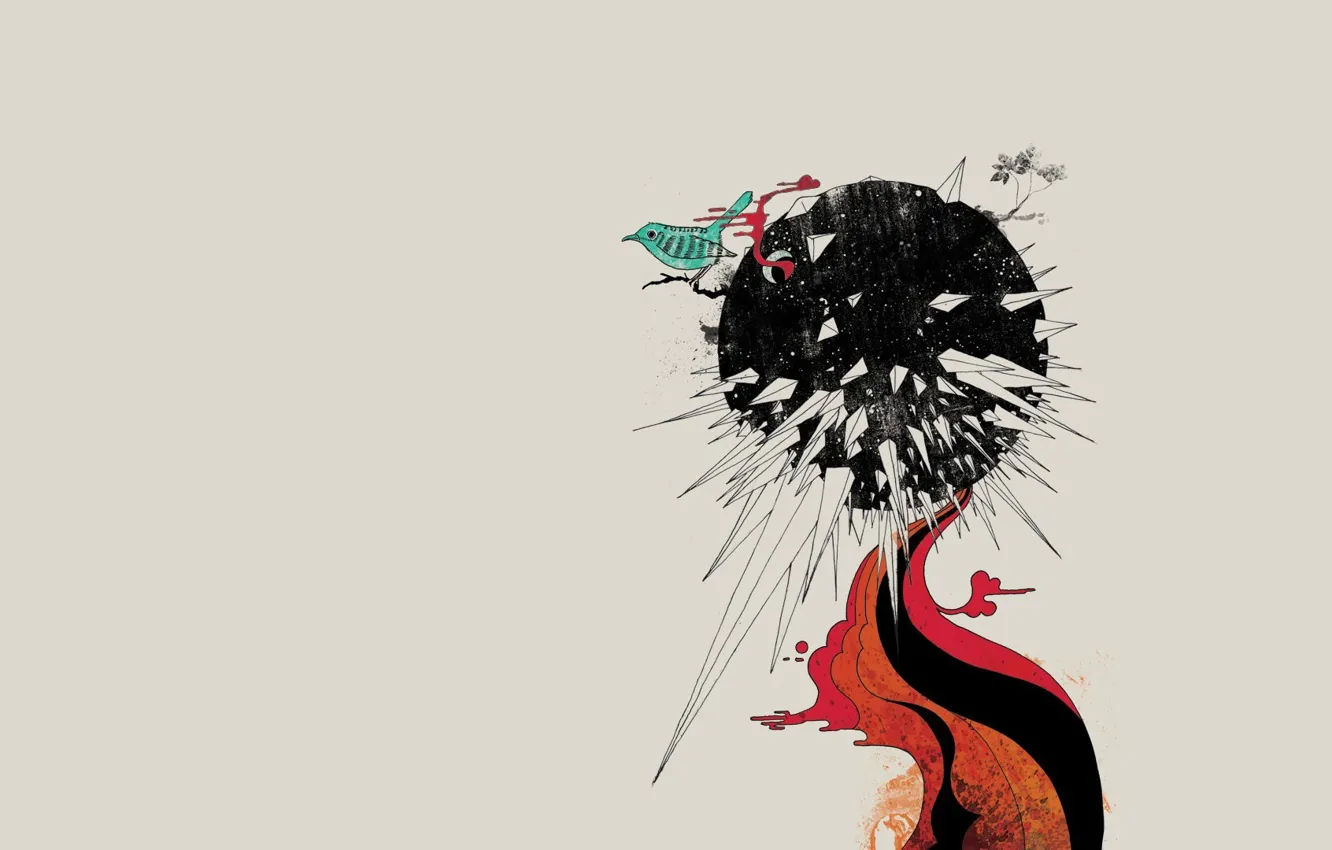 Фото обои abstract, white, great