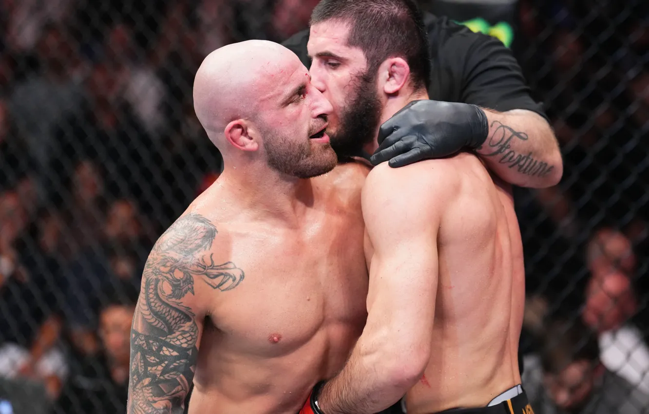 Фото обои UFC, смешанные единоборства, Александр Волкановски, Ислам Махачев