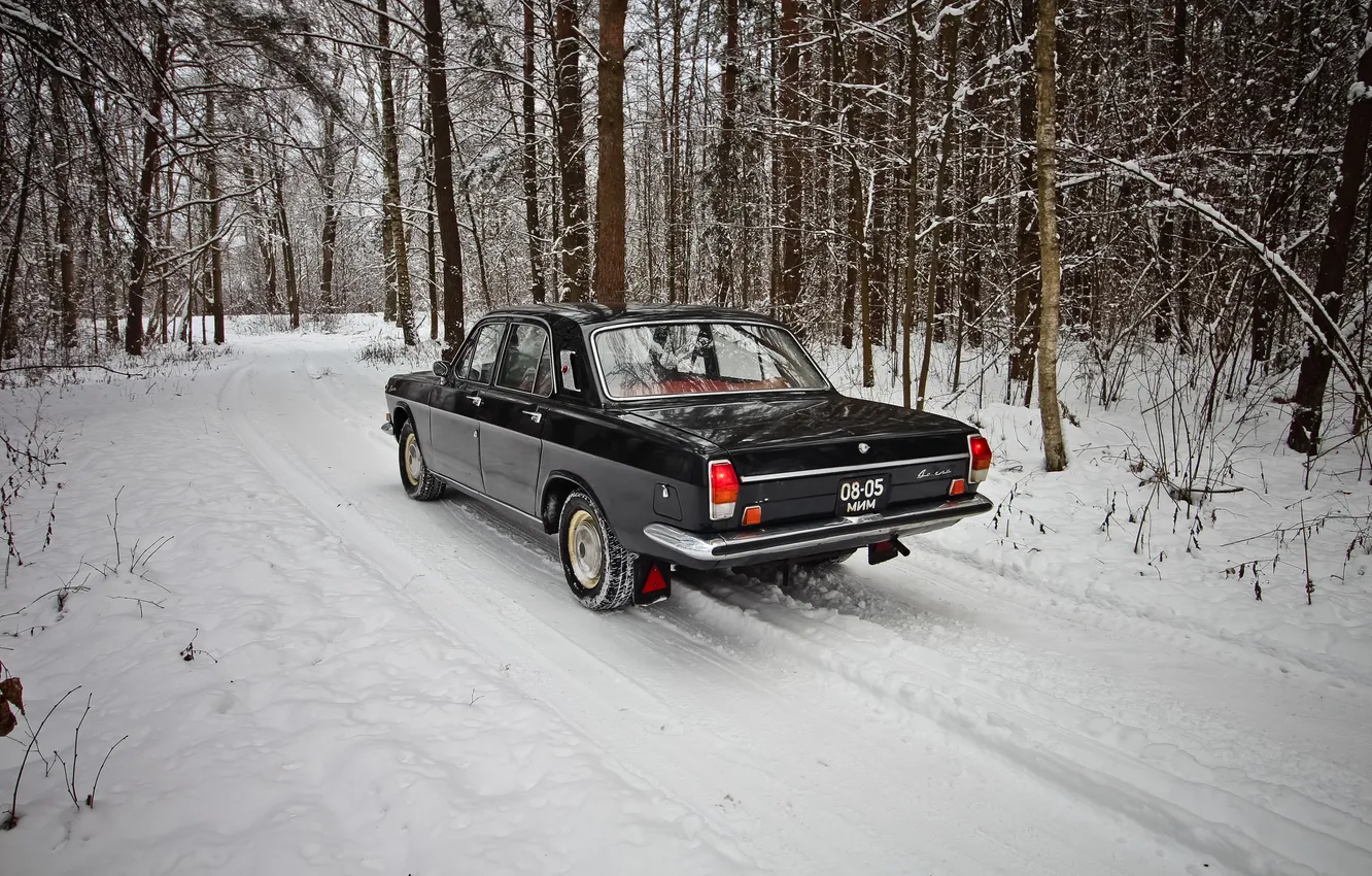 Фото обои USSR, retro, Volga, GAZ-24, Volga 24