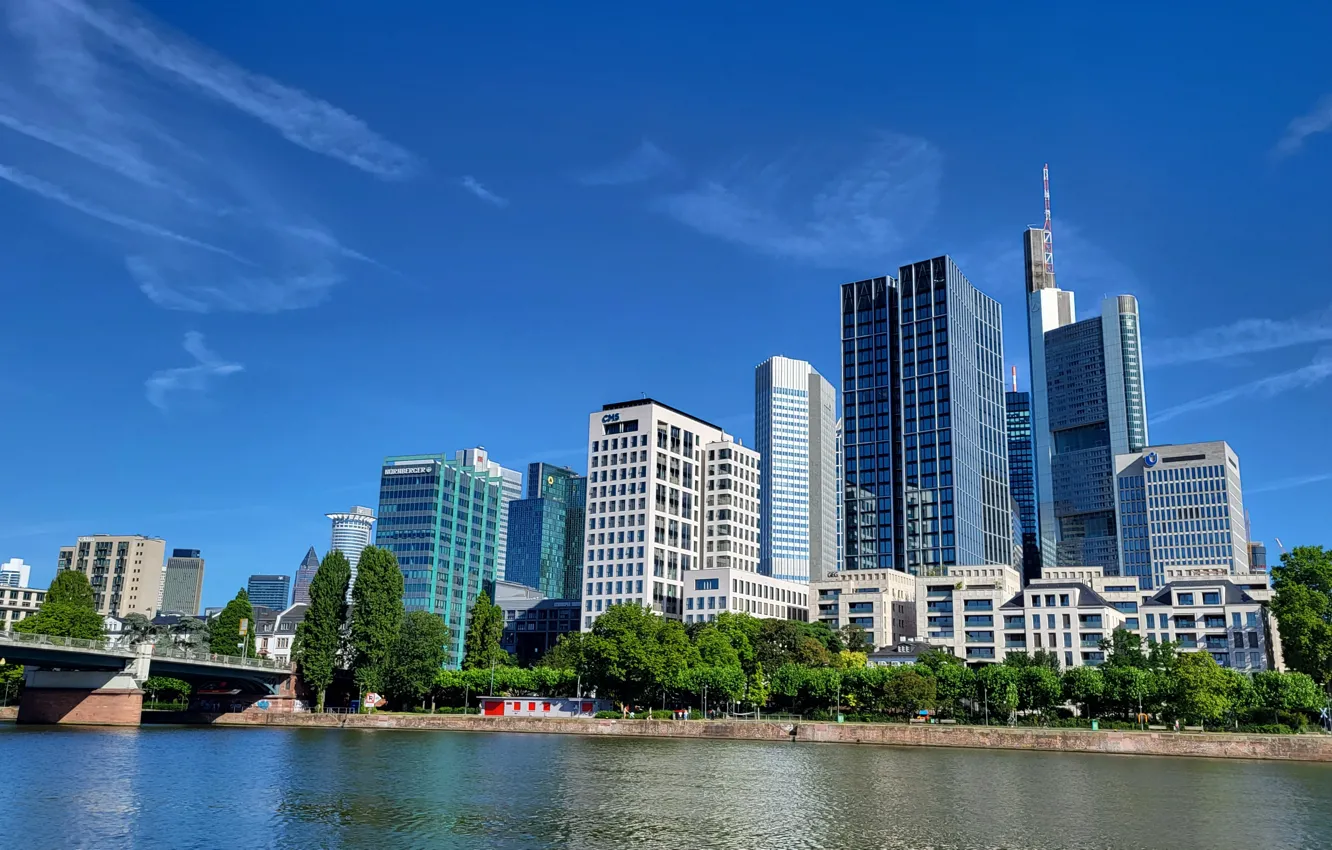 Фото обои City, Frankfurt, Germany, Main