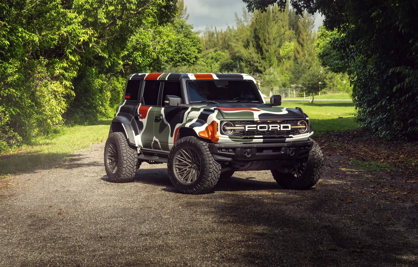 Фото обои Ford, wallpaper, Raptor, SUV, Bronco