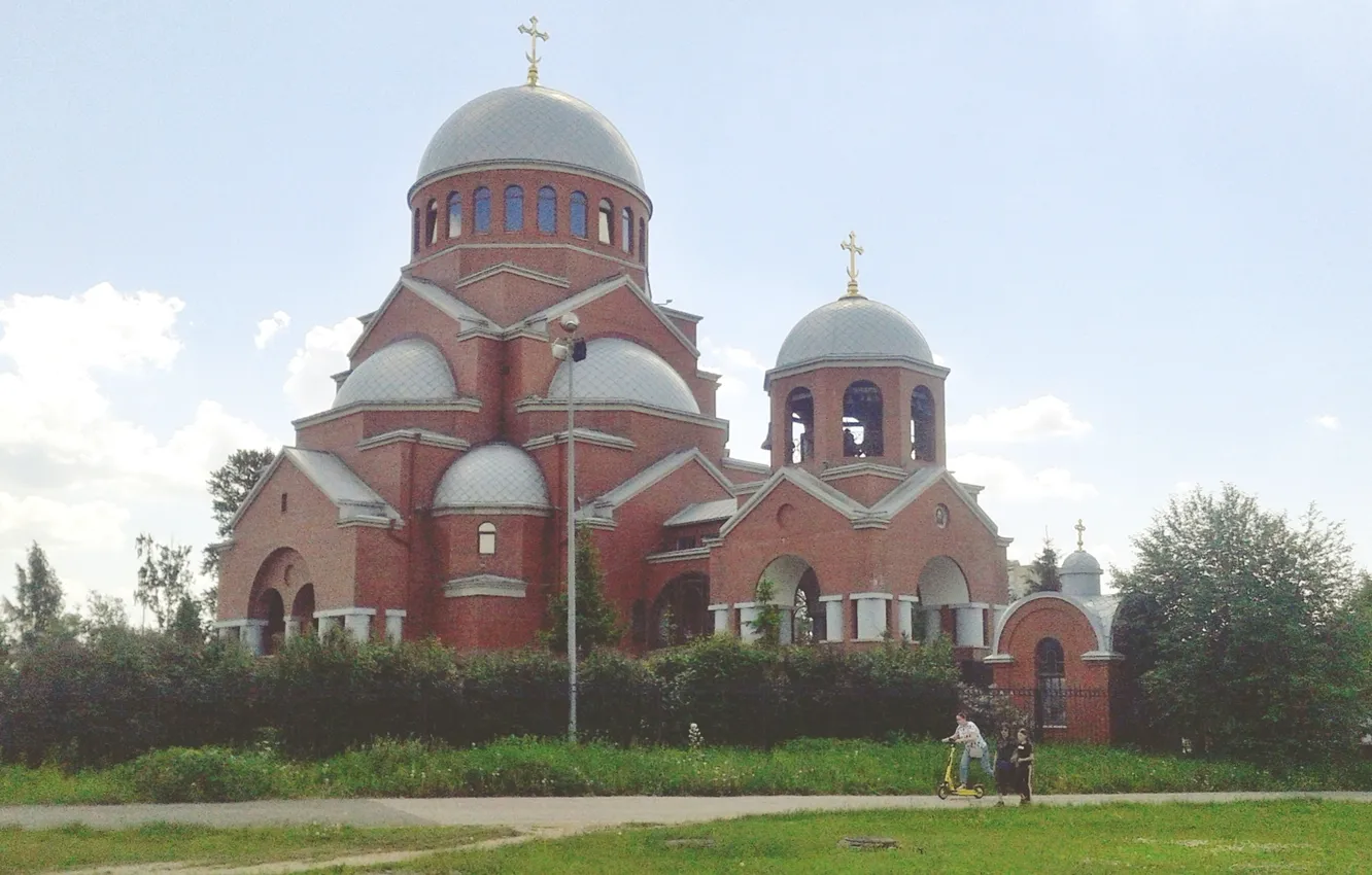 Фото обои храм, архитектура, православие