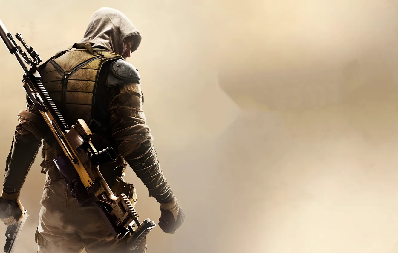 Фото обои Пистолет, Воин, Оружие, Снайпер, Sniper 3: Ghost Warrior