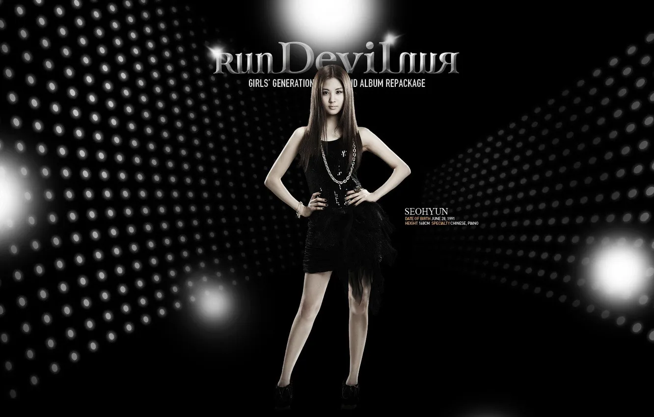 Фото обои K-Pop, Girls' Generation, Run Devil Run, Wallpaper, Seohyun