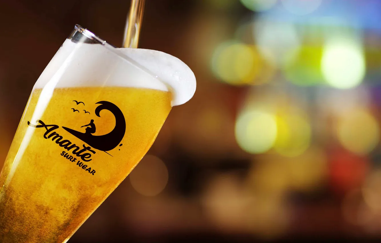 Фото обои logo, beer, Chopp, Amante