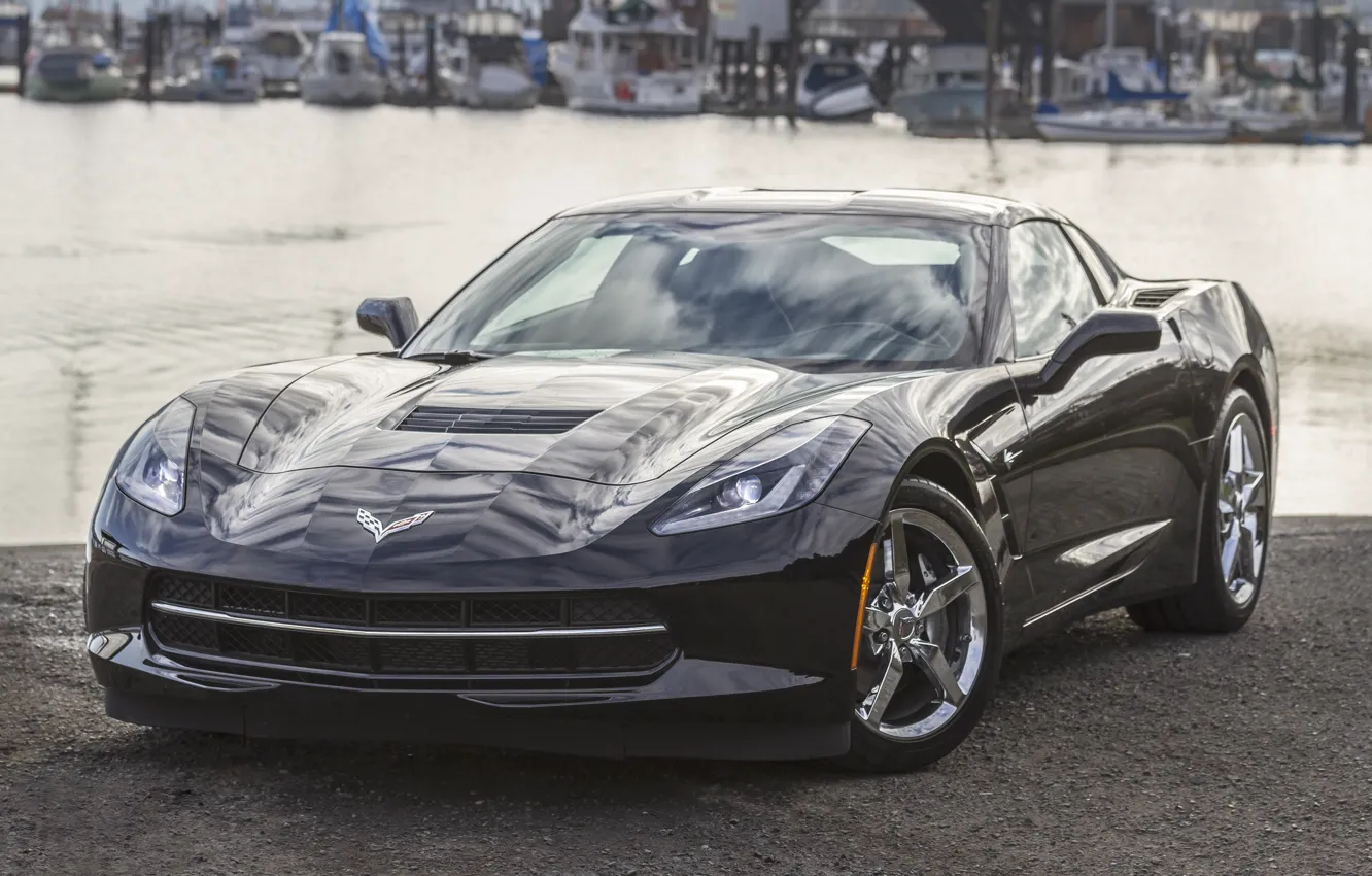 Фото обои Corvette, Chevrolet, stingray