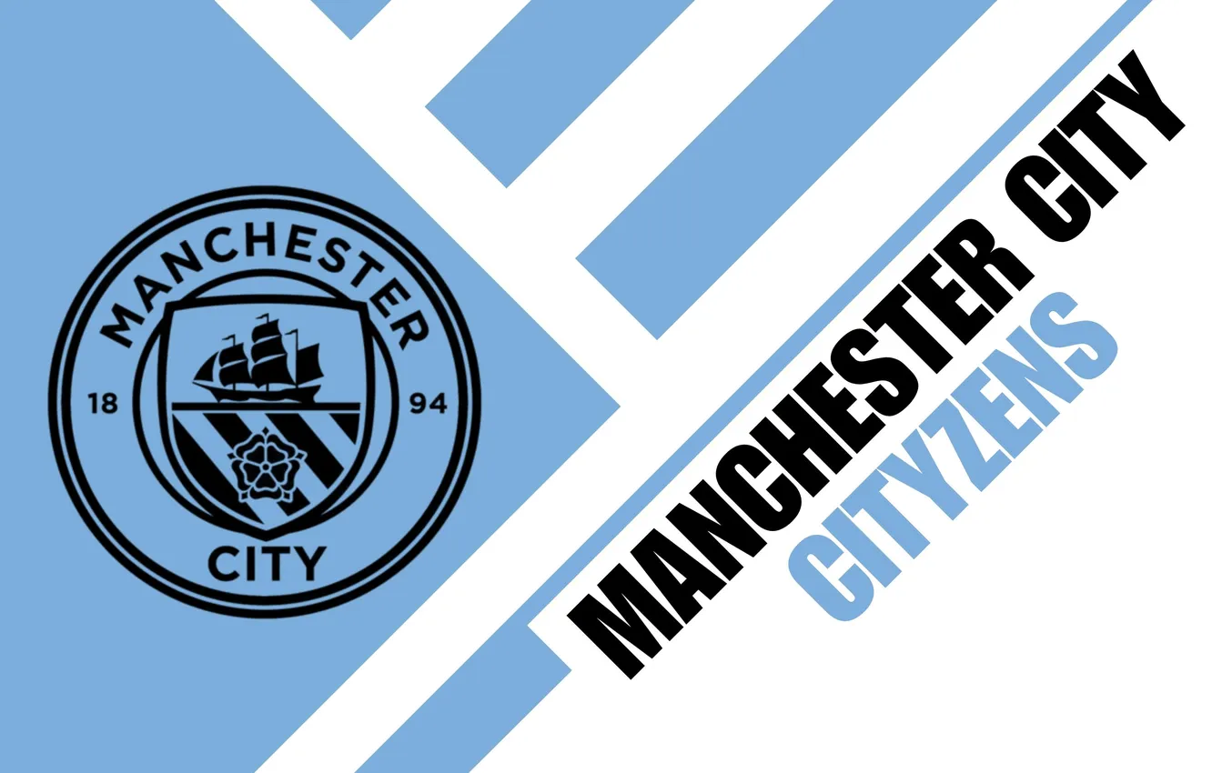 Фото обои Logo, Football, Team, Club, Soccer, Man City, Manchester City, Premiel League