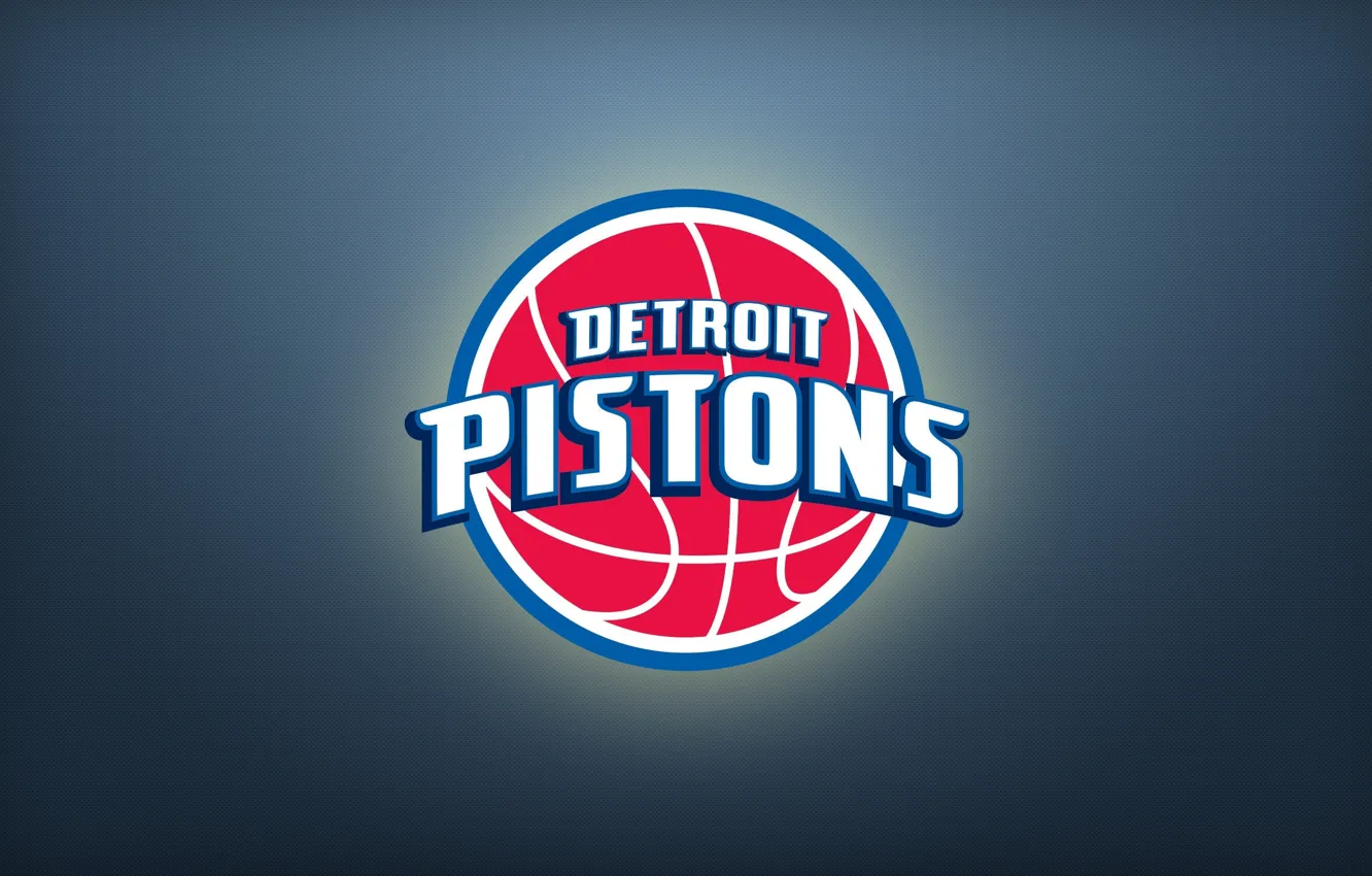 Фото обои Спорт, Баскетбол, Фон, Логотип, NBA, Detroit, Pistons