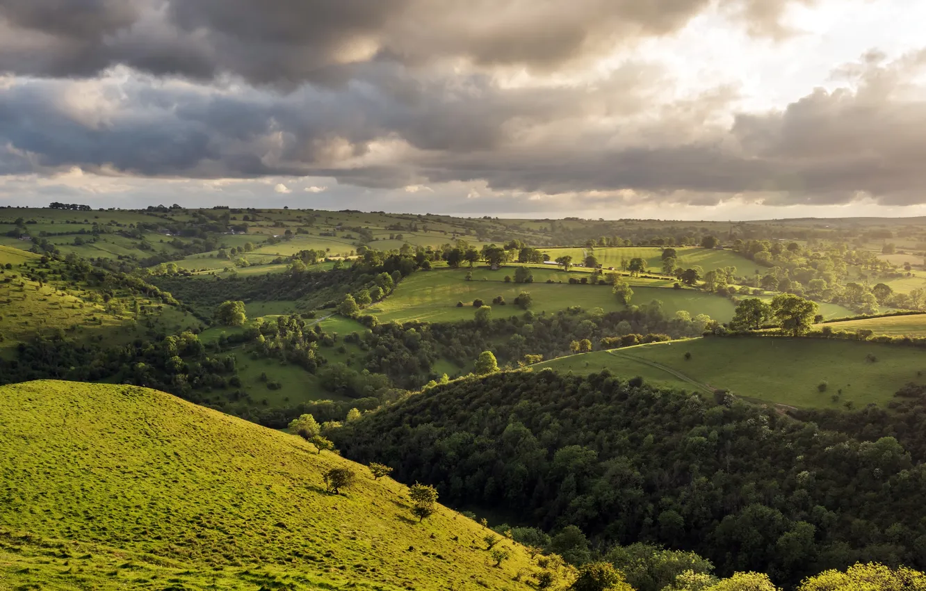 Фото обои лето, природа, долина