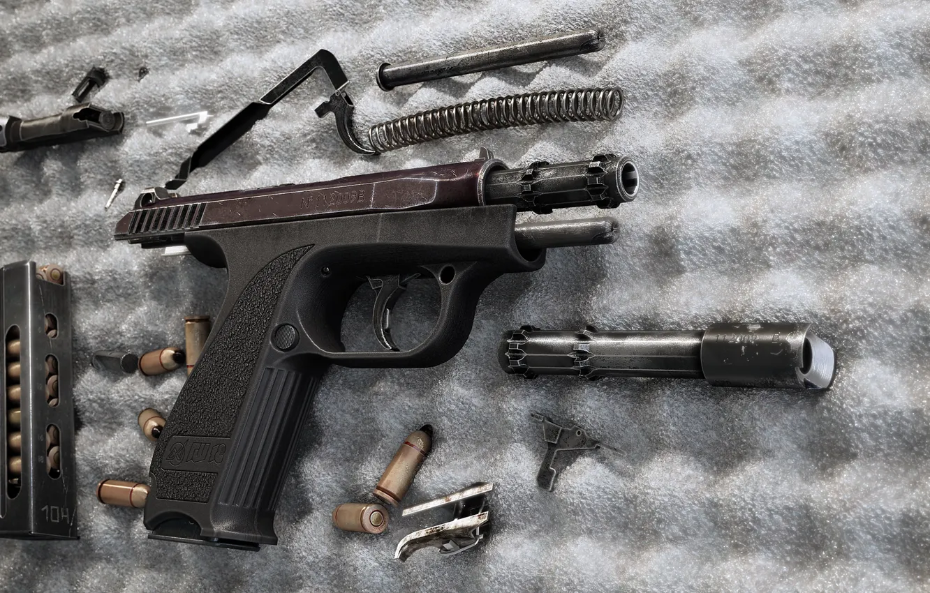 Фото обои пистолет, ГШ-18, Грязев и Шипунов