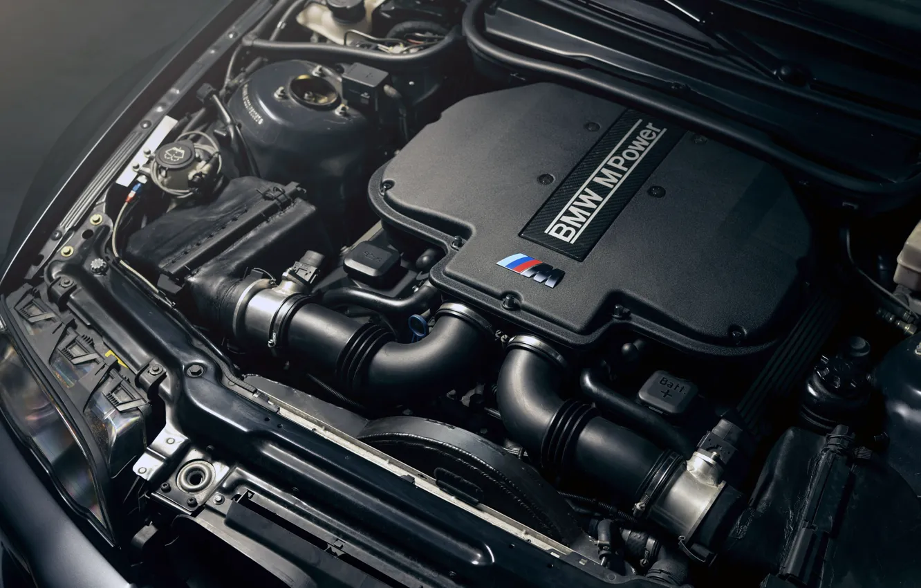 Фото обои BMW, E46, engine, M3, BMW M3 CSL