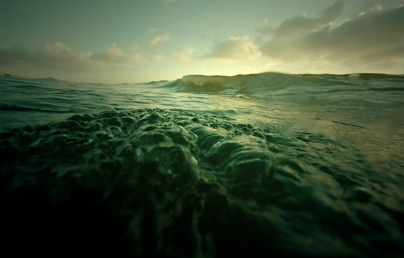 Фото обои вода, океан, волна