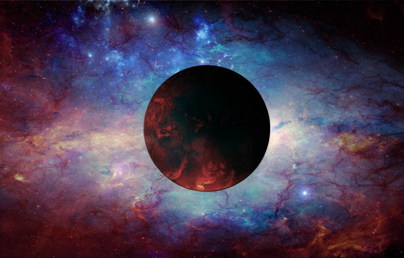 Фото обои colors, cosmos, planet