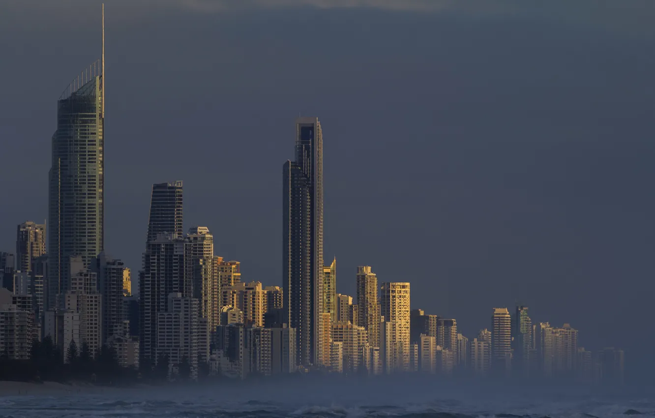 Фото обои city, wallpaper, sea