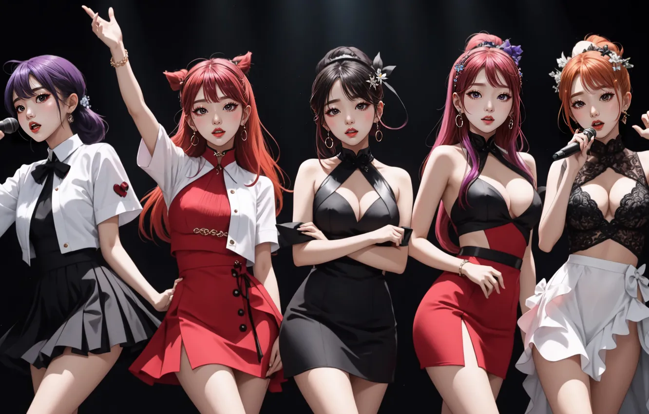 Фото обои стиль, девушки, группа, азиатки, k-pop