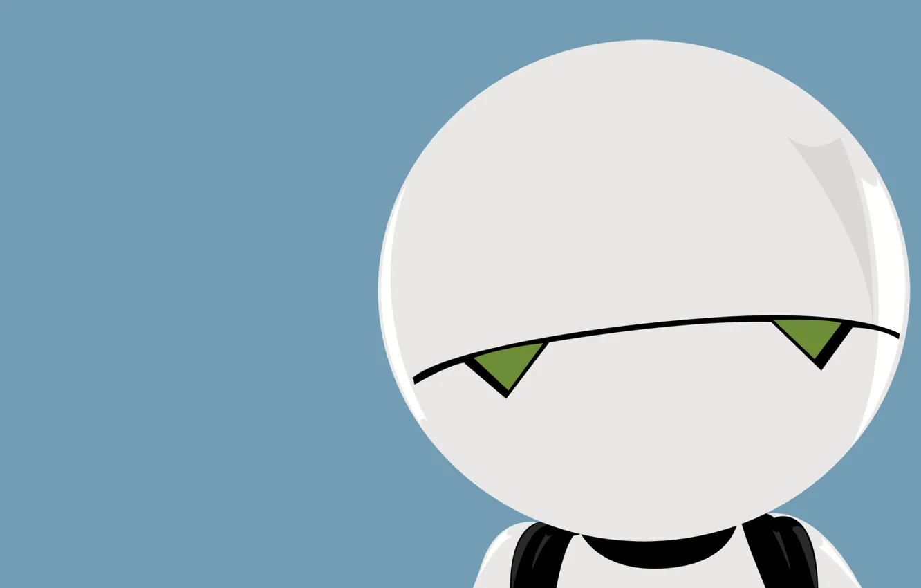 Фото обои робот, Android, Марвин, GPP prototype, The Hitchhiker’s Guide to the Galaxy, Marvin, параноик, Автостопом по …